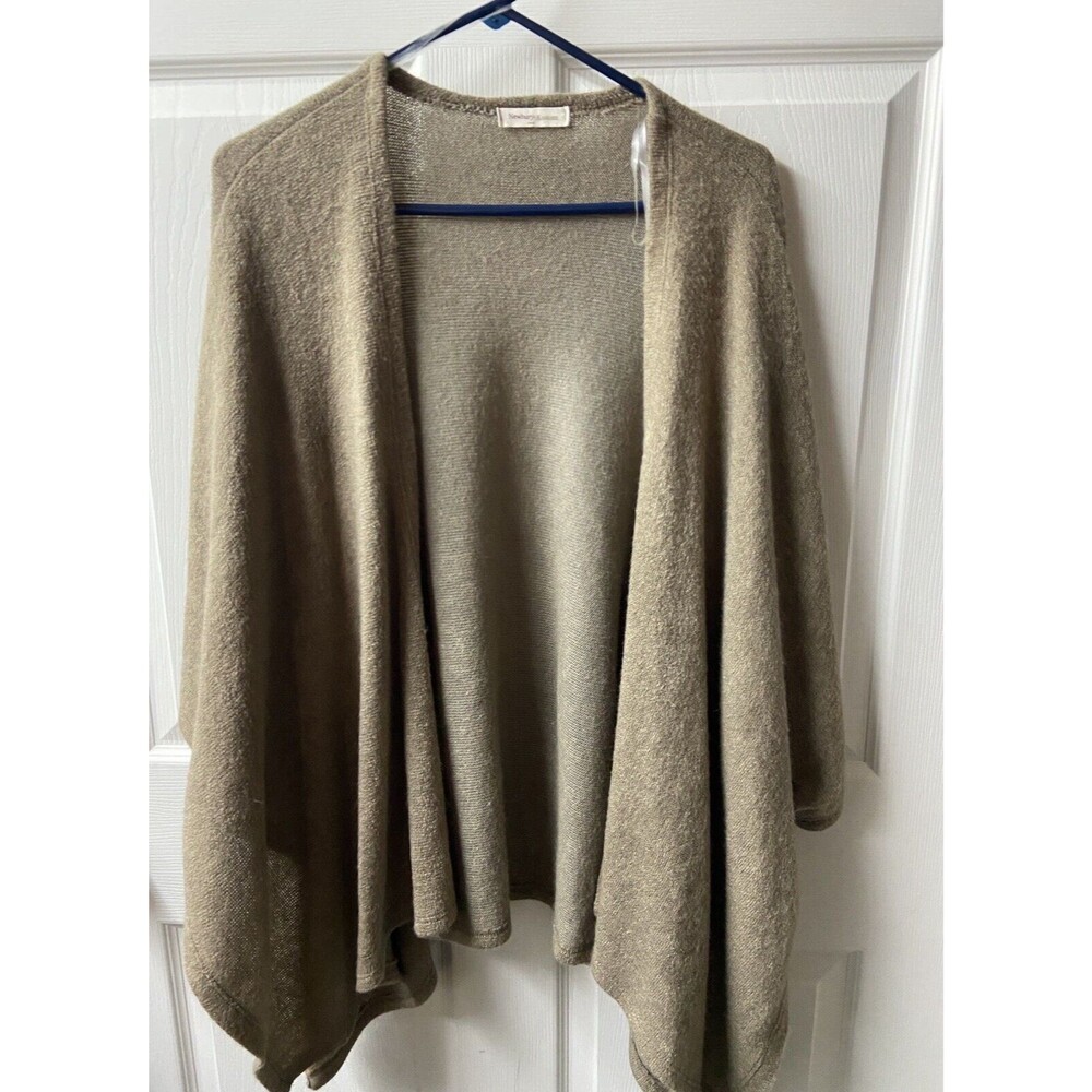 Newbury Custom USA Brown Acrylic One Size Fits Most Cape Poncho